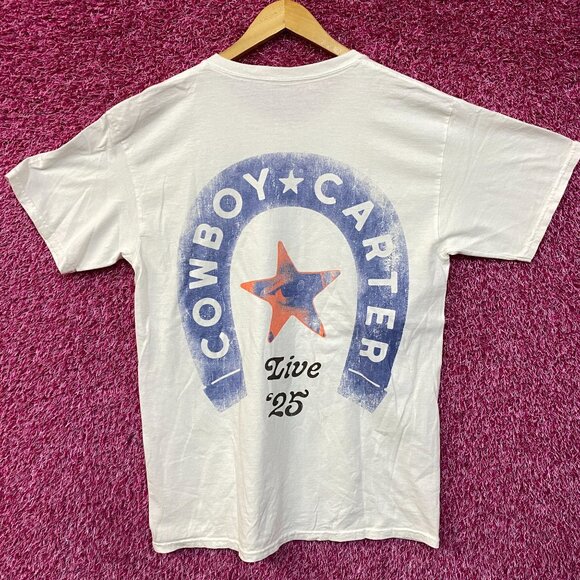 Beyonce Cowboy Carter Rodeo Chitlin Circuit Tour Oversized T-Shirt Medium - Picture 4 of 5